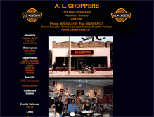 Tablet Screenshot of alchoppers.com